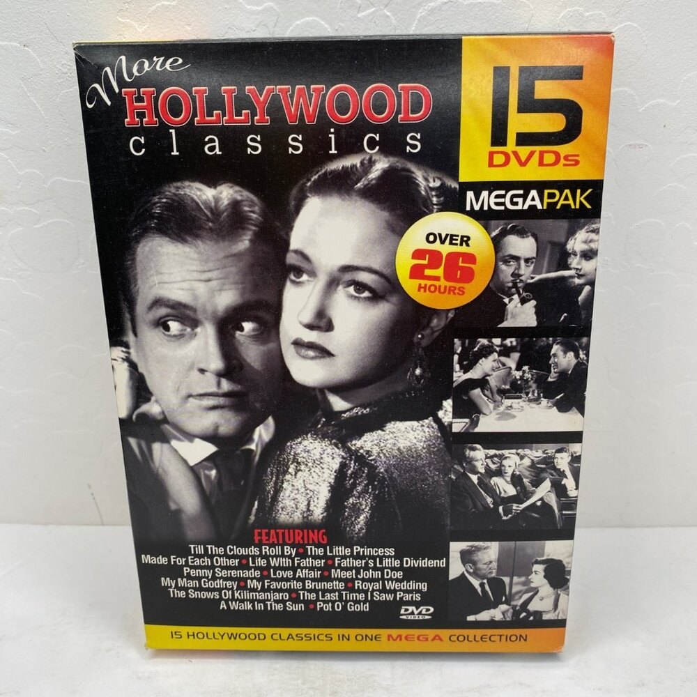 Mill Creek Entertainment More Hollywood Classics 15 MegaPak DVD Set 26 Hours